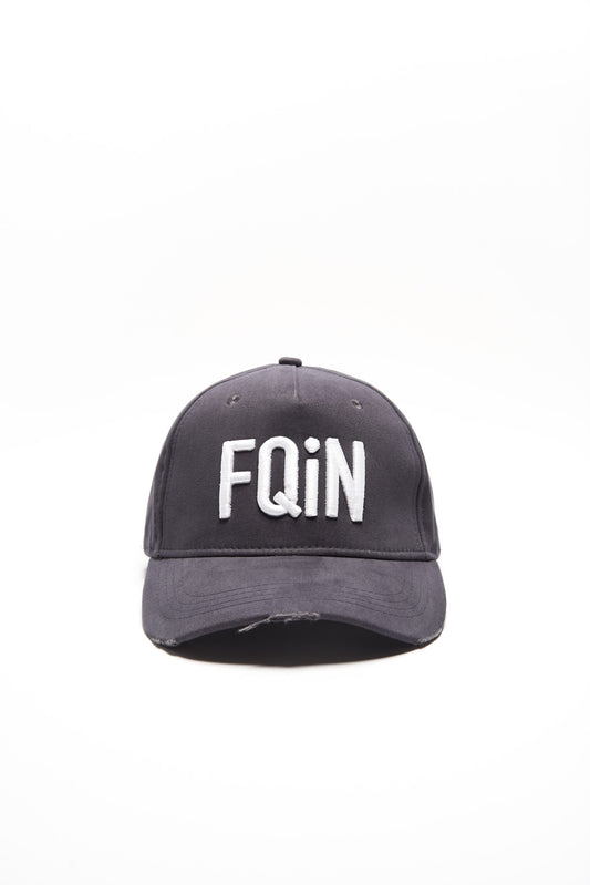 FQIN Grey & White Cap