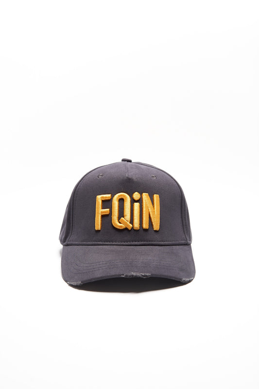 FQIN Grey & Yellow Cap