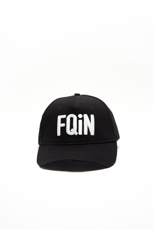 FQIN Black & White Cap