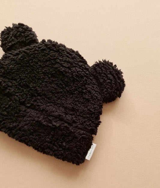 Little Black Outfit Teddy Bear Beanie Hat